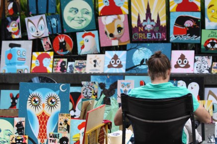 New Orleans, creativity, street art, painting, Jackson Square, art, French Quarter, Bourbon Street, girls weekend,